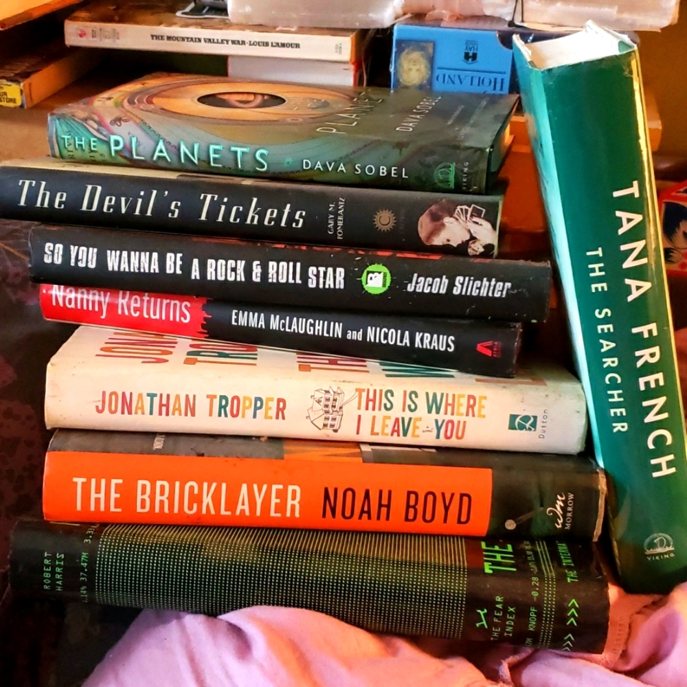 Books -- any 2  for $24  Books for titles in photos Thriller Mystery & more!